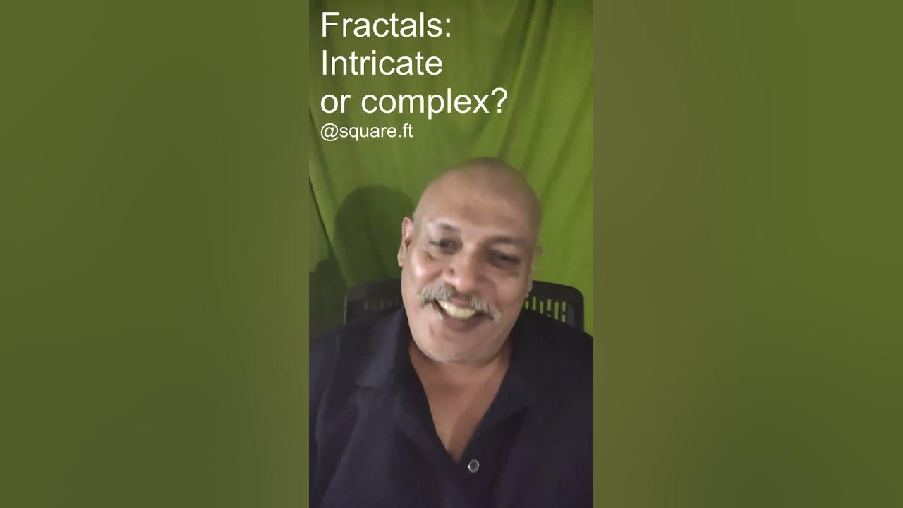 limenleap's tweet card. Fractals: Intricate or Complex?