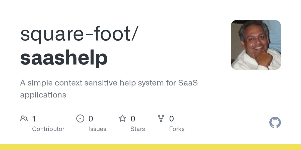 limenleap's tweet card. A simple context sensitive help system for SaaS applications - square-foot/saashelp