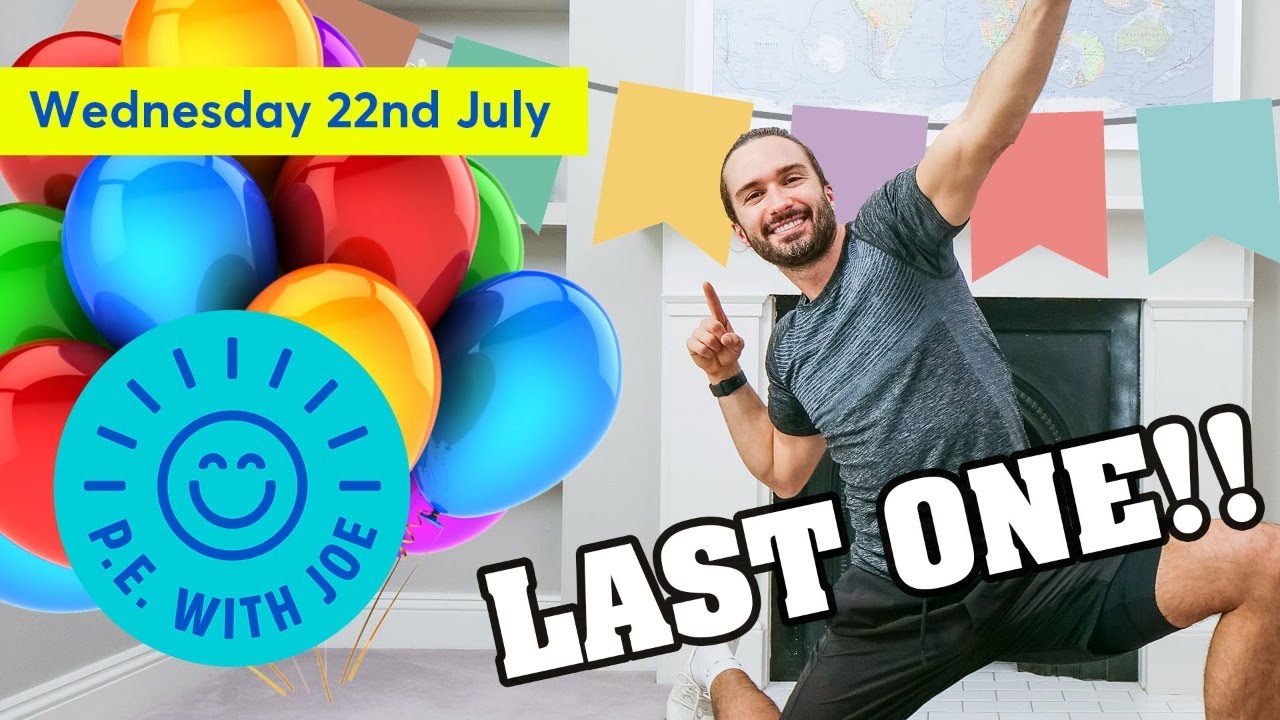 thebodycoach's tweet card. ***THE LAST*** PE With Joe | Wednesday 22nd July