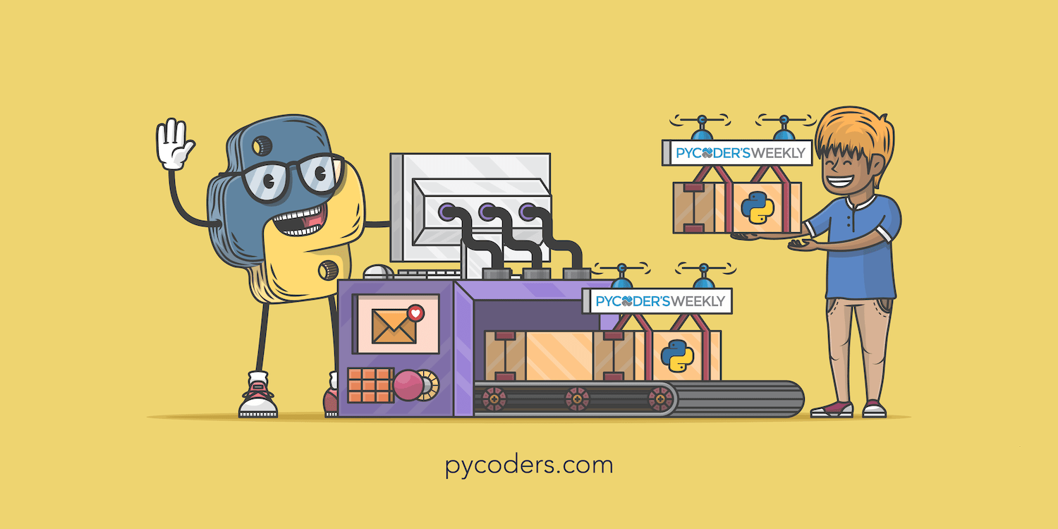 pycoders's tweet card. Loguru, GeoDjango, flexicache, and More