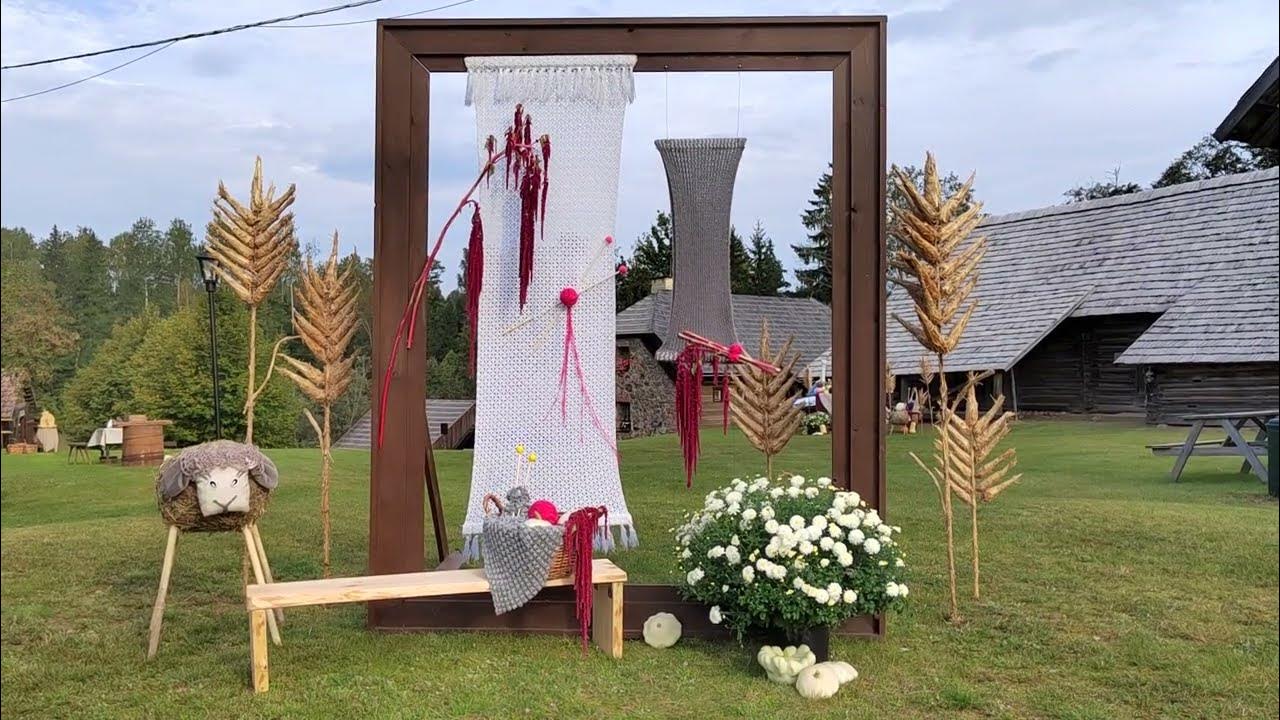 Andris_Mr's tweet card. Pļaujas svētki Ottesmuižā, Viktora Ķirpa Ates muzejs 2024