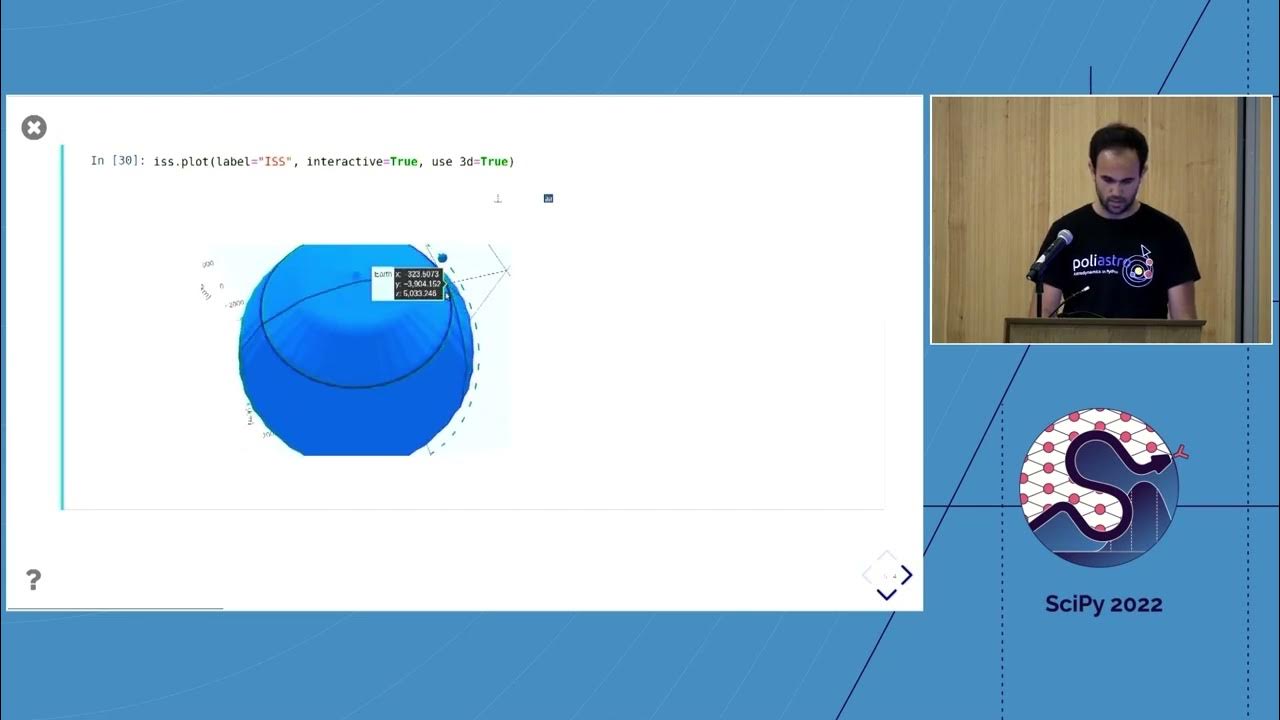 poliastro_py's tweet card. Per Python ad astra: Interactive Astrodynamics with poliastro- Juan...