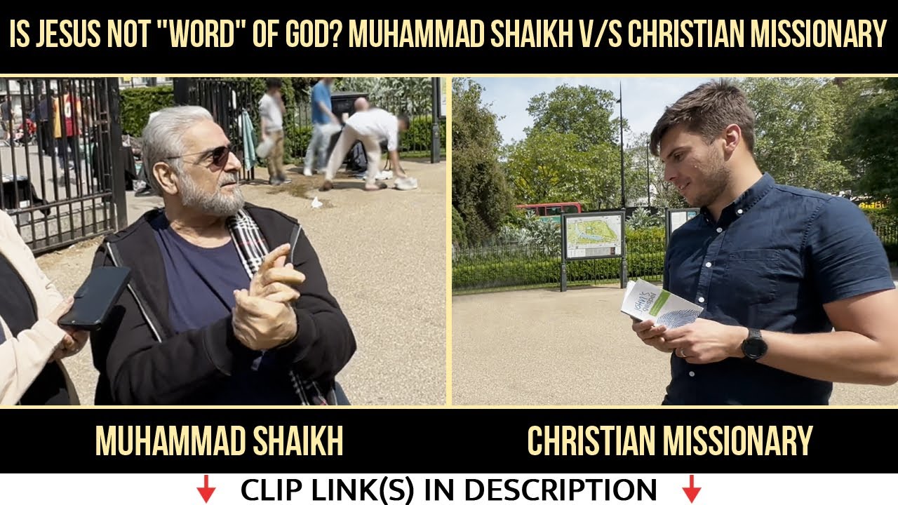 mohammadalitaj7's tweet card. Is Jesus NOT Word of God 5/5 ? Muhammad Shaikh v/s Christian Missio...