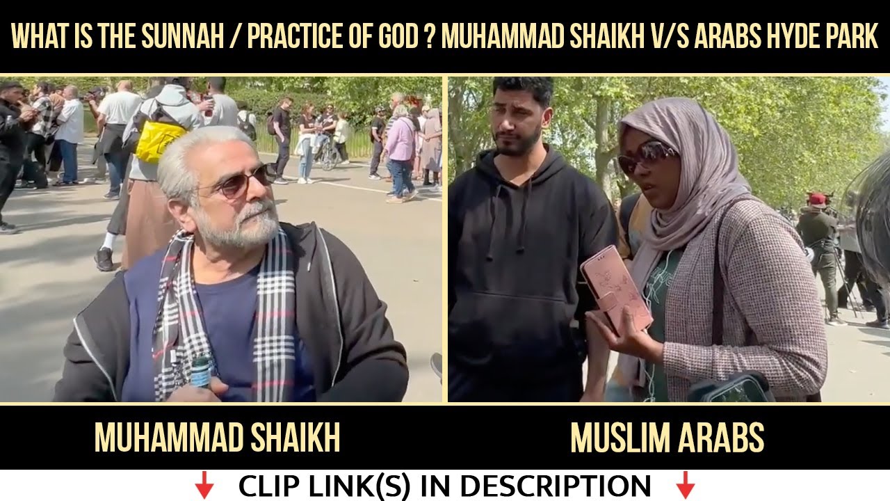 mohammadalitaj7's tweet card. What is the Sunnah / Practice of God 7/21? Muhammad Shaikh V/S Arabs...