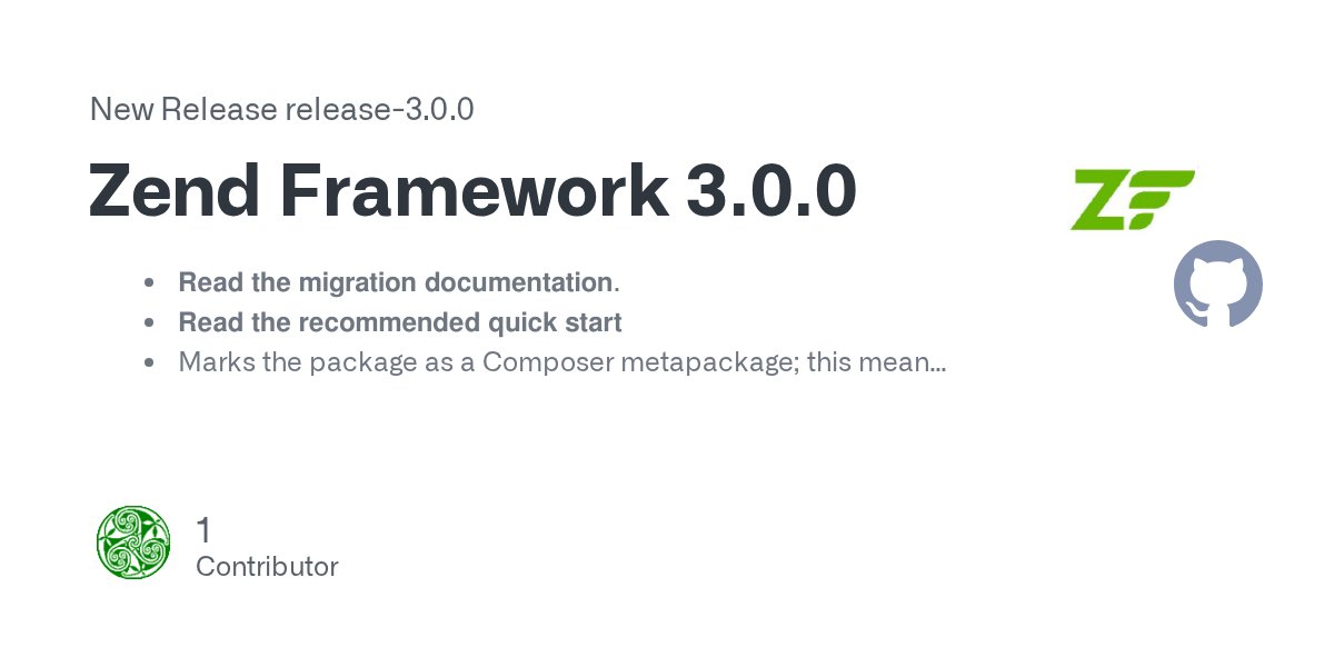 phpjobs_ru's tweet card. Read the migration documentation. Read the recommended quick start Marks the package as a Composer metapackage; this means the package itself will not be installed, only the requirements it defines...