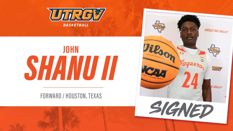 UTRGVmbb's tweet card. RIO GRANDE VALLEY – The University of Texas Rio Grande Valley (UTRGV) Men's Basketball Head Coach Matt Figger announced on Monday the signing of 6-11 forward John Shanu II, who has NCAA Division I...