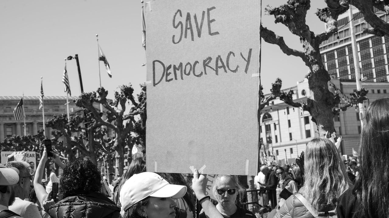 JuliaAngwin's tweet card. A practical guide to courage in Trump’s age of fear.