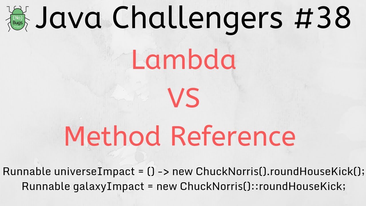 RafaDelNero's tweet card. Java Challengers #38 - Method Reference VS Lambda