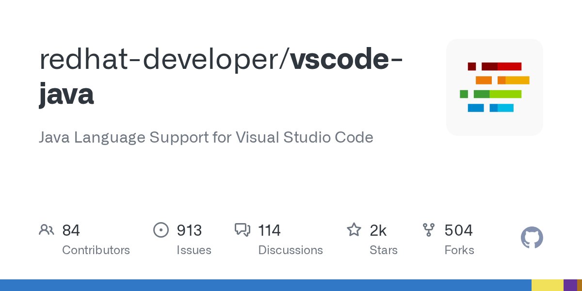 VSCodeJava's tweet card.