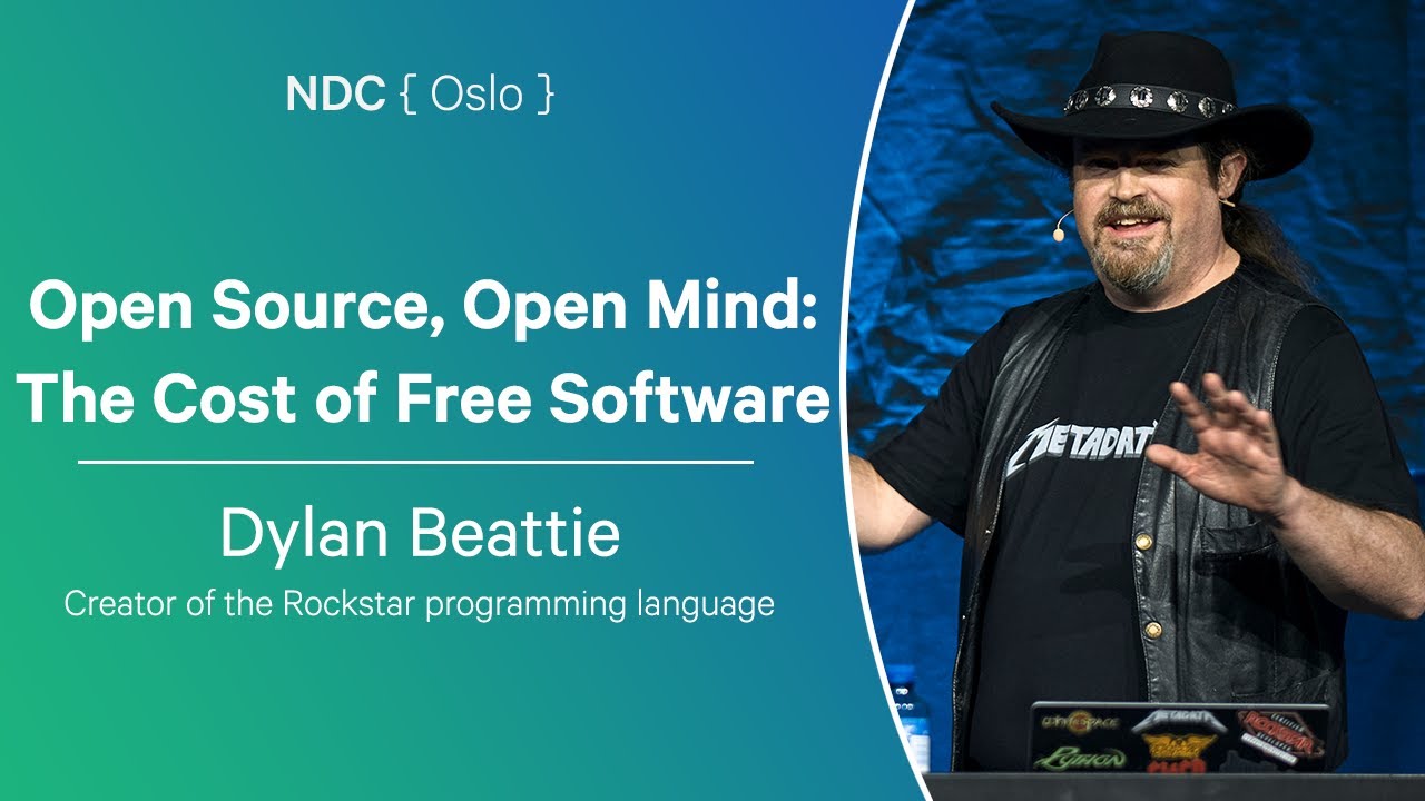 manidf's tweet card. Open Source, Open Mind: The Cost of Free Software - Dylan Beattie -...