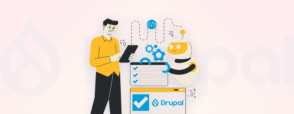 wpwebinfotech's tweet card. Learn how to integrate AI into your Drupal site to enhance user experiences, personalize content, and automate tasks with powerful AI tools & modules.