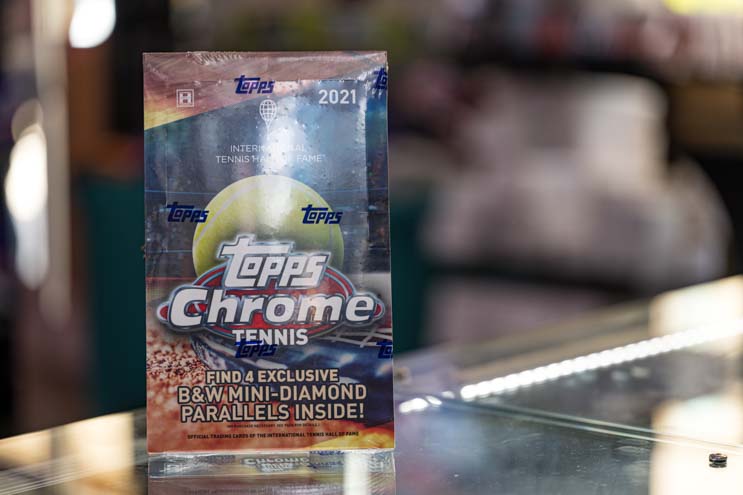 waxstat's tweet card. 2021 Topps Chrome Tennis LITE Box Release Date, Checklist, wax box online price tracker, checker, configuration and comparison tool guide