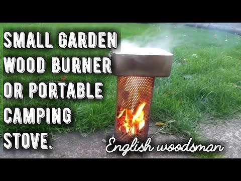 TimeDiggers's tweet card. How to make a small garden wood burner