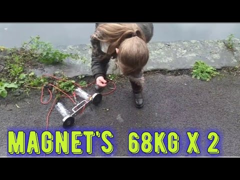 TimeDiggers's tweet card. magnet fishing in park pond a hell load of finds ,, AND YES NO GLOVES...