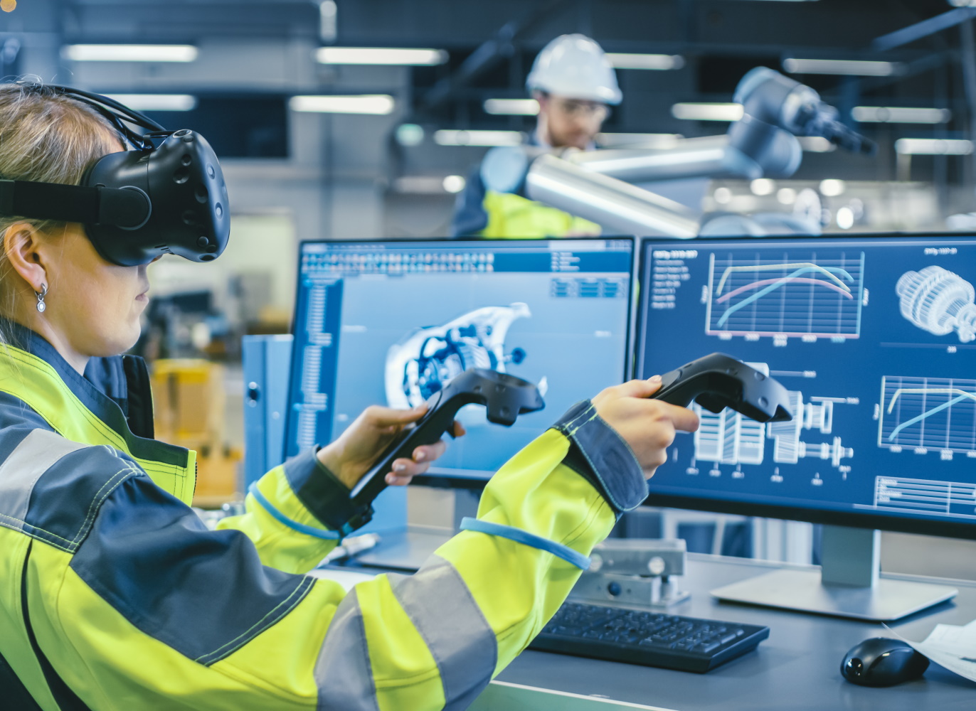 IMTechfr's tweet card. Le métavers offre des solutions concrètes pour l’optimisation des processus industriels, la téléassistance et la collaboration homme-machine.