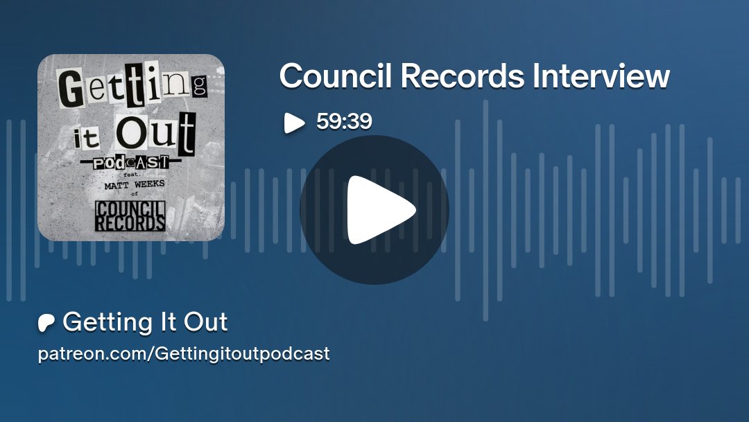 GettingItOutPod's tweet card. Get more from Getting It Out on Patreon