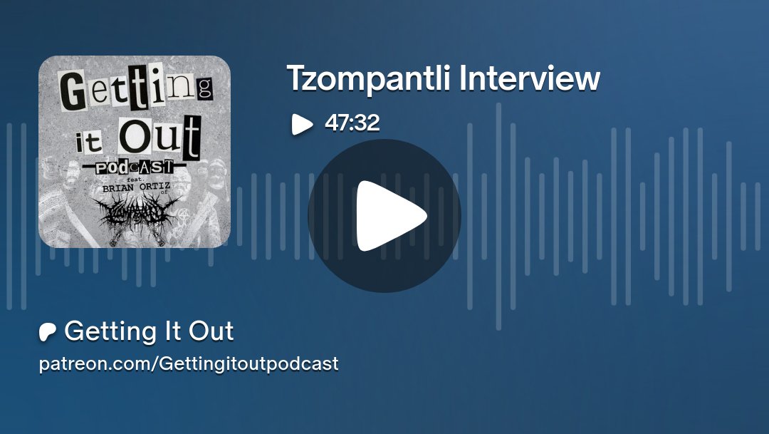 GettingItOutPod's tweet card. Get more from Getting It Out on Patreon