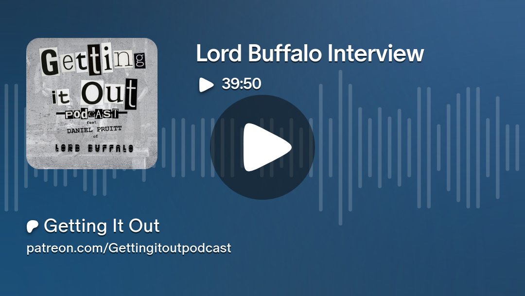 GettingItOutPod's tweet card. Get more from Getting It Out on Patreon