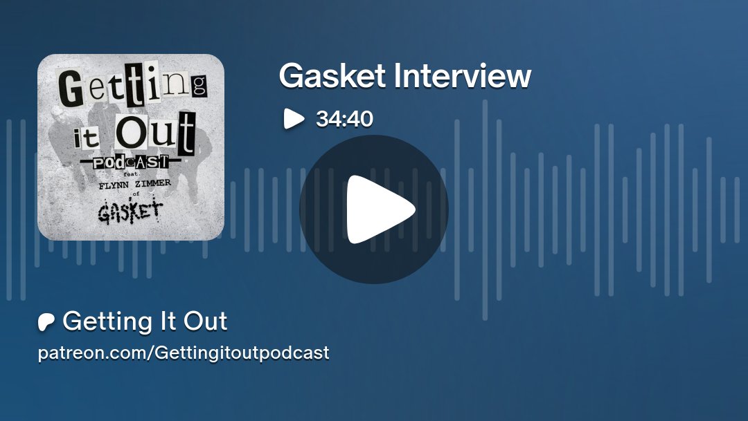 GettingItOutPod's tweet card. Get more from Getting It Out on Patreon