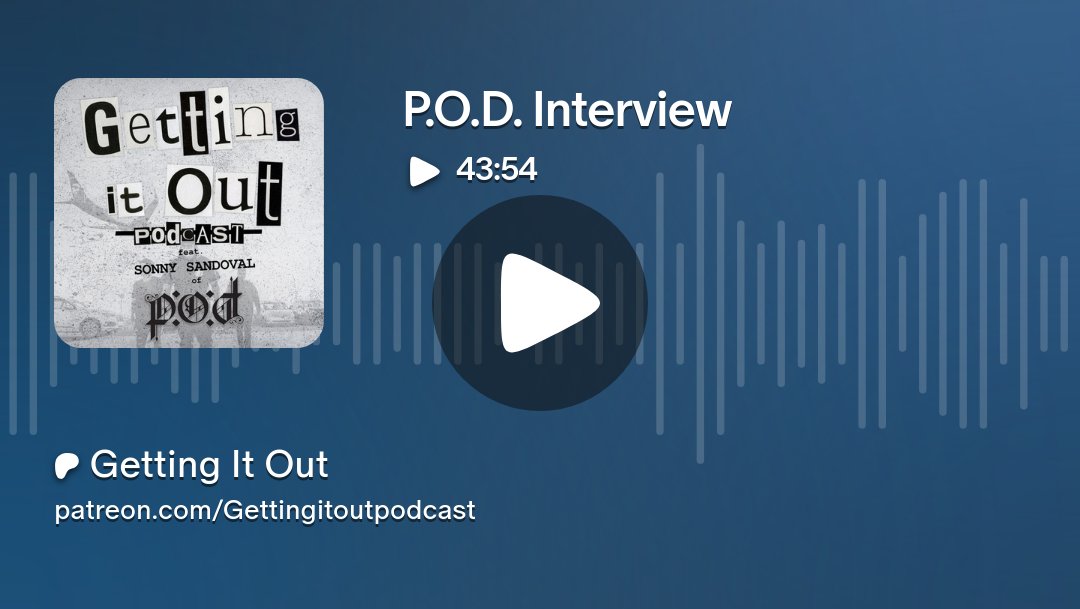 GettingItOutPod's tweet card. Get more from Getting It Out on Patreon