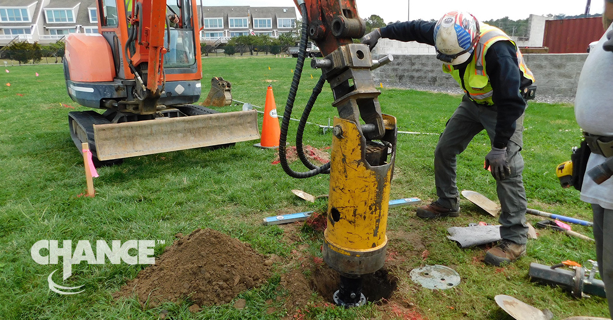 ChanceSolutions's tweet card. The inspection of helical pile installation is needed to ensure the pile will perform as intended as a load bearing foundation. The supervisor is responsible to perform several checks of equipment,...