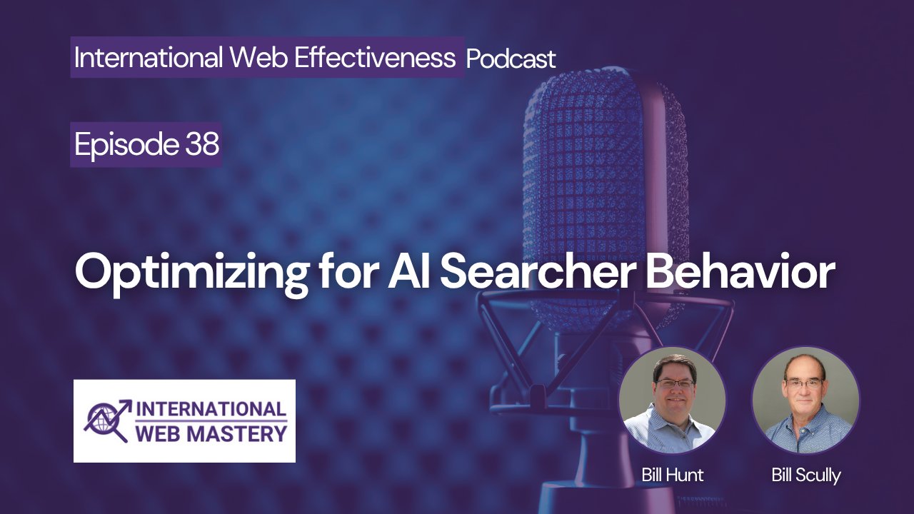 IntlWebMastery's tweet card. Discover how AI is changing searcher behavior and what strategies SEOs need to stay visible in an AI-first search landscape.