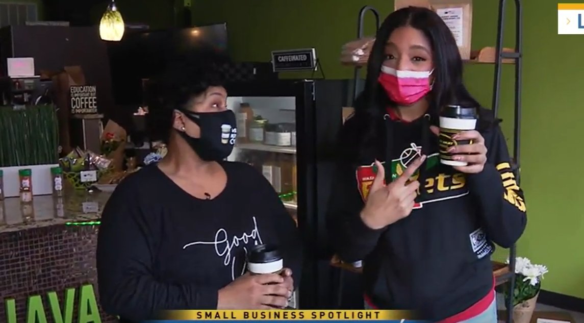 abc7gmw's tweet card. Britt Waters visited the More Than Java Café, providing quality coffees, teas and much more to the Laurel community and beyond.