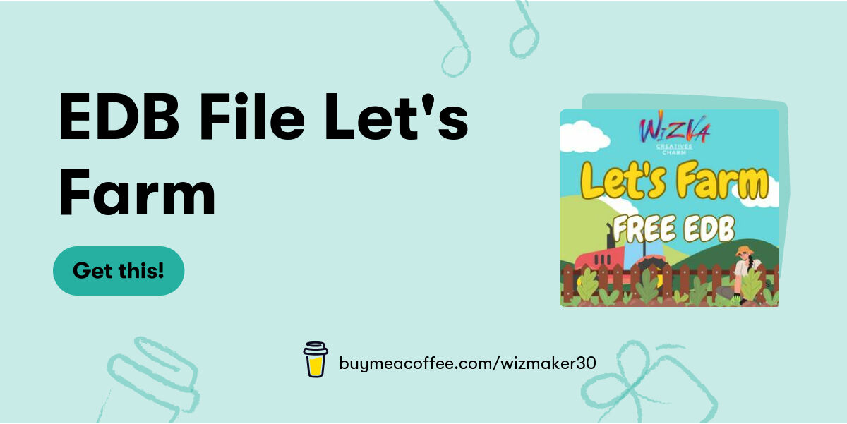 wizmaker30's tweet card. Free edb file for fun and interactive lesson  about plants and food.