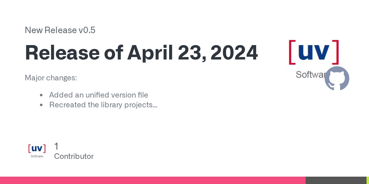 uv_software's tweet card. Major changes: Added an unified version file Recreated the library projects Updated all MSBuild environments Updated PCANBasic DLL (version 4.8.2) Updated CAN API V3 sources to rev. 1270 Updated C...