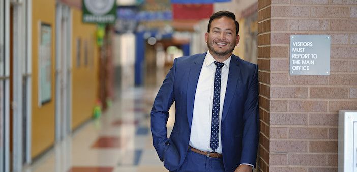 dallasschools's tweet card. When Principal Reymundo Cervantes arrived at Henry B. Gonzalez Personalized Learning Academy in 2017, parent engagement was not at its highest, to say the least. Five years later, as he leaves to...