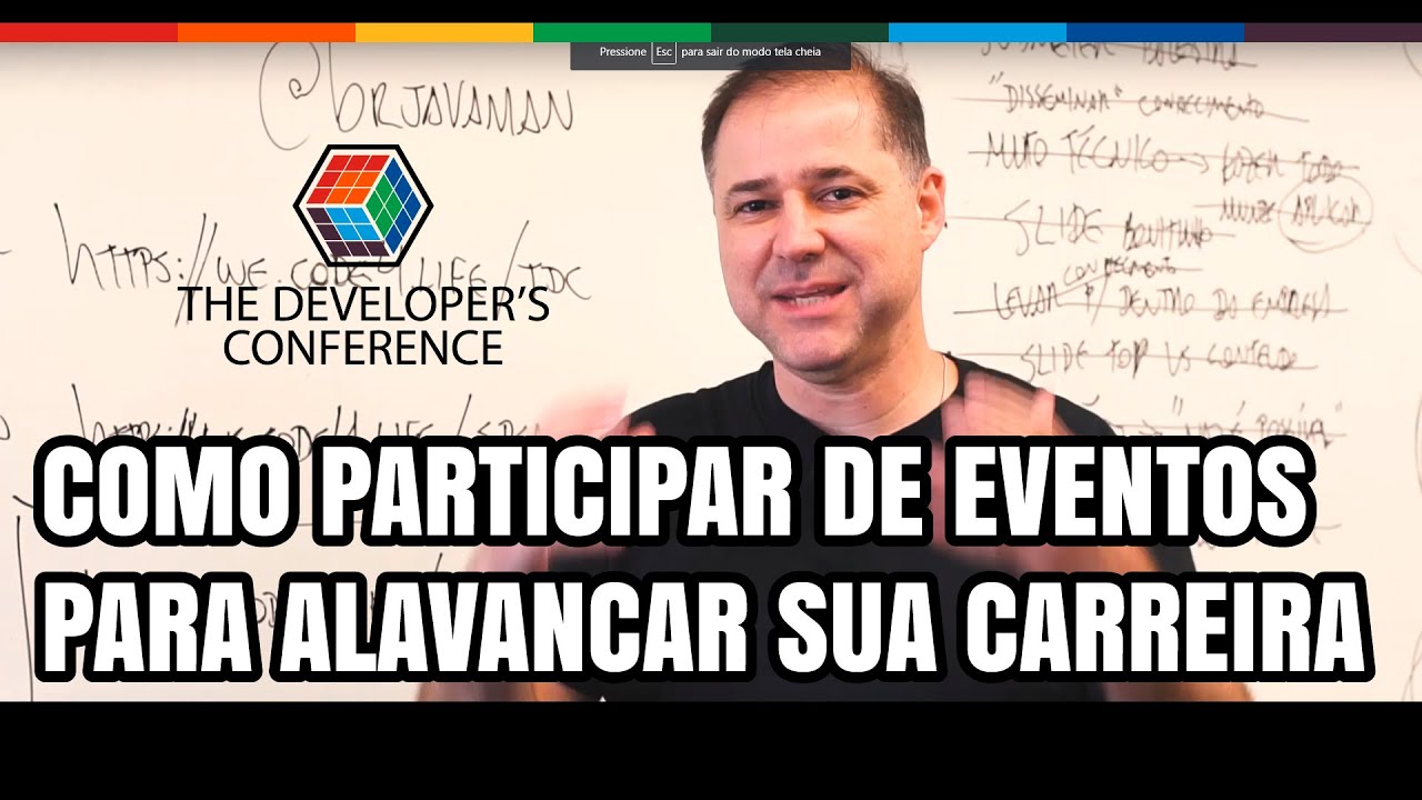 ProfissaoJava's tweet card. Como participar de eventos para alavancar sua carreira
