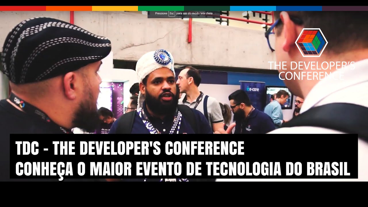 TheDevConf's tweet card. TDC - The Developer's Conference conheça o maior evento de tecnologia...