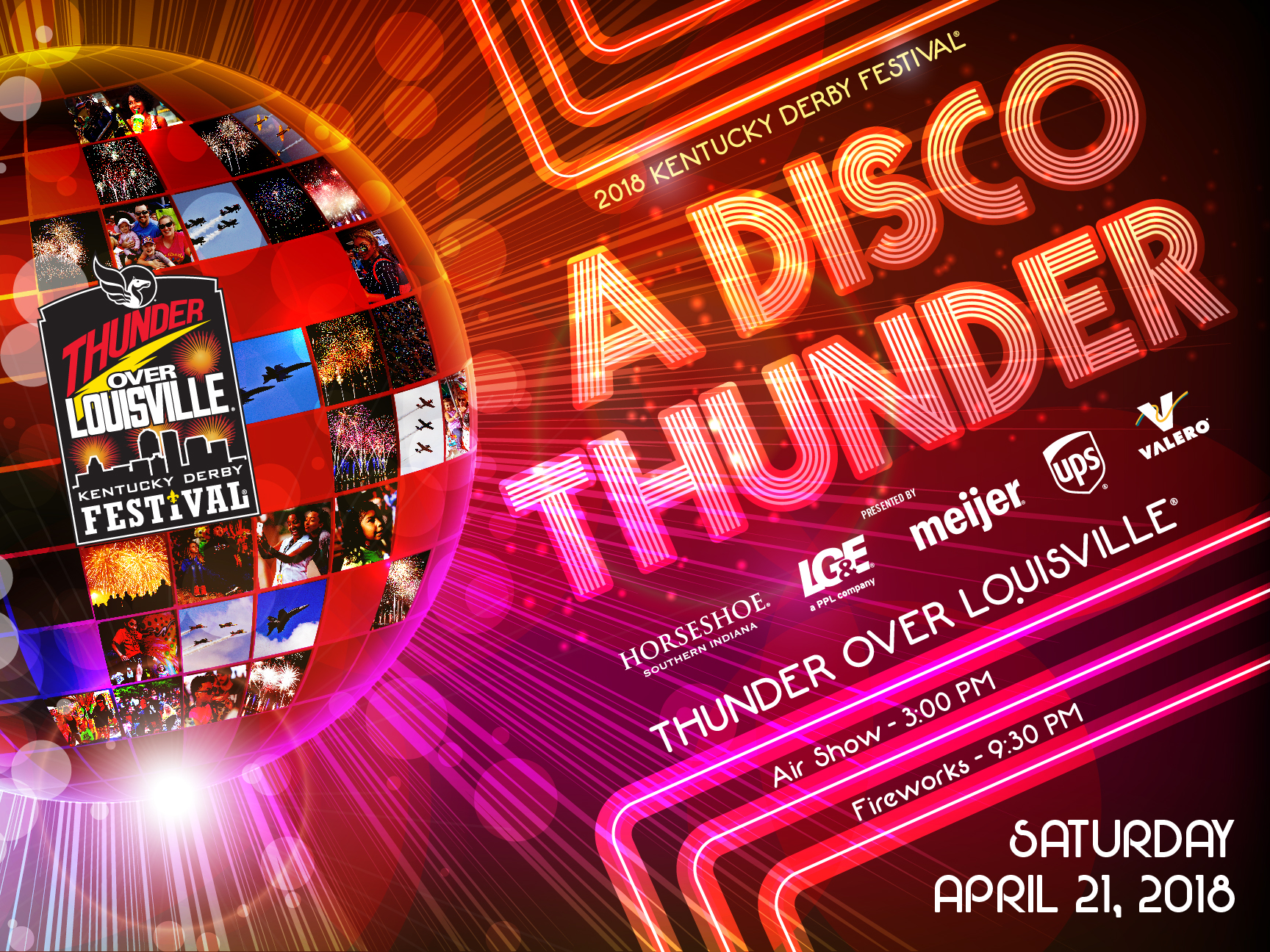 zamfireworks's tweet card. Thunder Over Louisville is going to be a disco theme.