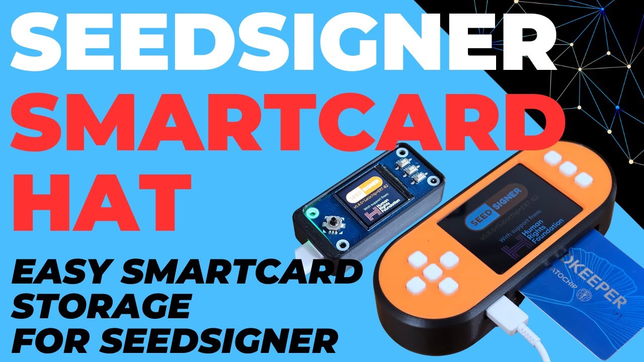 YTCryptoGuide's tweet card. SeedSigner + SeedKeeper Smartcard Hat : Easy Secure Element Storage...