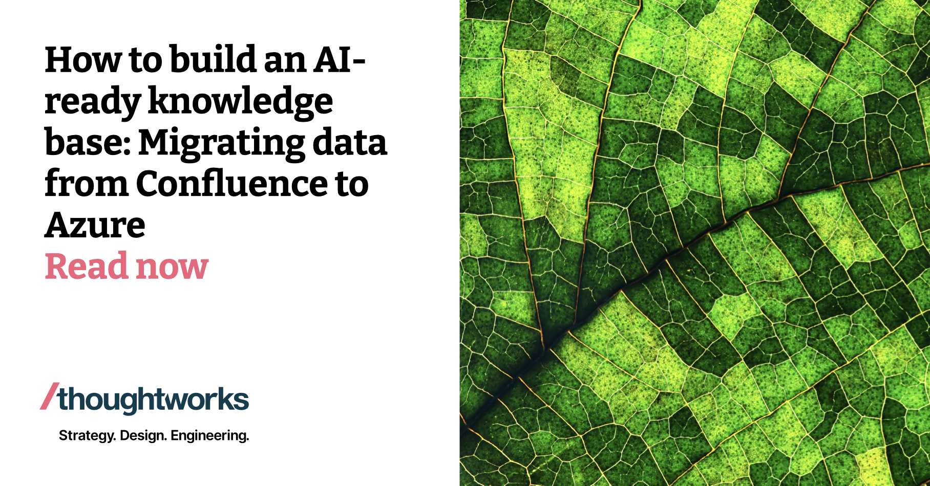 thoughtworks's tweet card. AI-ready knowledge remains a persistent challenge as critical information still resides in unstructured and sprawling systems like Confluence.