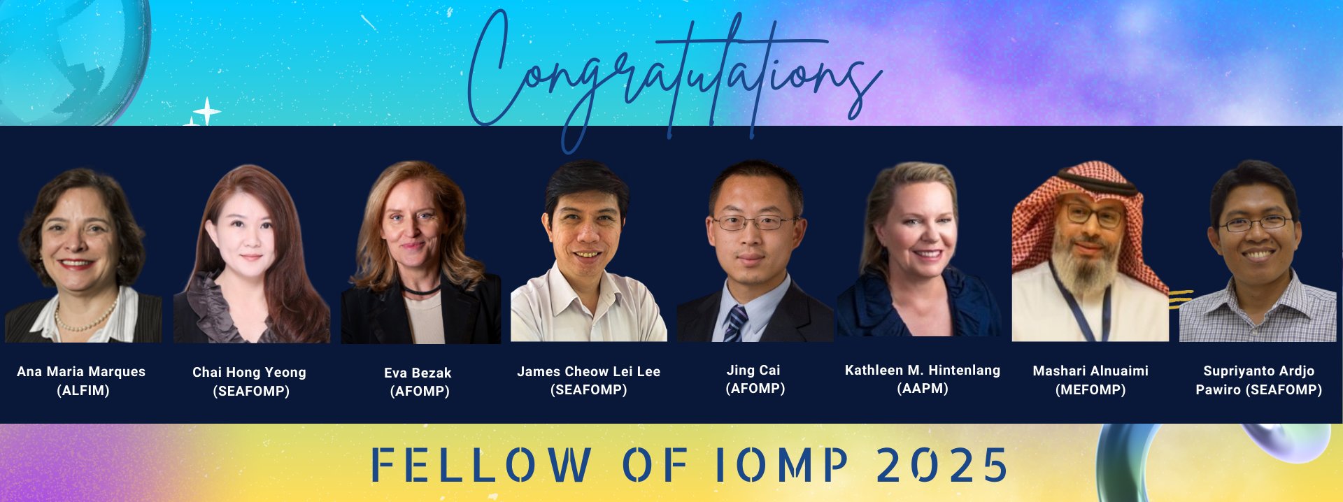 OhioStateRadOnc's tweet card. The IOMP is delighted to announce that the following eight distinguished individuals have been awarded with the title of Fellows of IOMP (FIOMP) in 2025:Ana Maria Marques (ALFIM)Chai Hong Yeong...