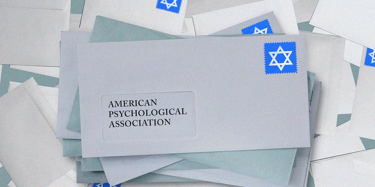 sapinker's tweet card. Thousands of mental health professionals have signed a complaint accusing the world’s largest psychological organization of growing antisemitism.