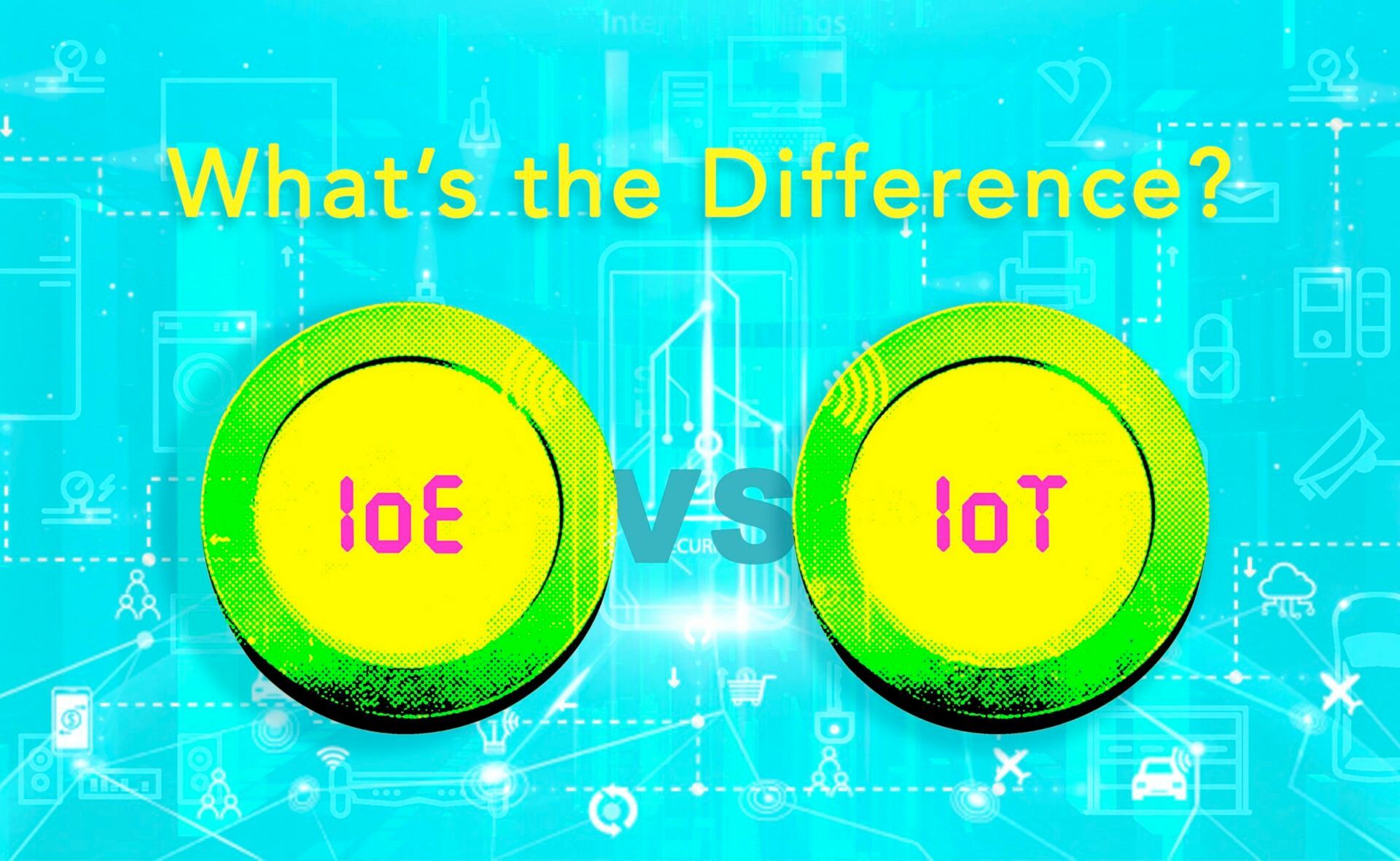 iotforall's tweet card. Internet of Everything vs Internet of Things: What’s the Difference? | IoT For All