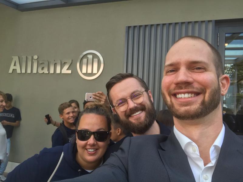 bakkpeter's tweet card. Memories... On Monday evening Vanessa, (not on this photo) Lukasz and me visited the Allianz Explorer Camp where we were the chaperons of our countries’ kids earlier- in my case it was 2015, 2016 and...
