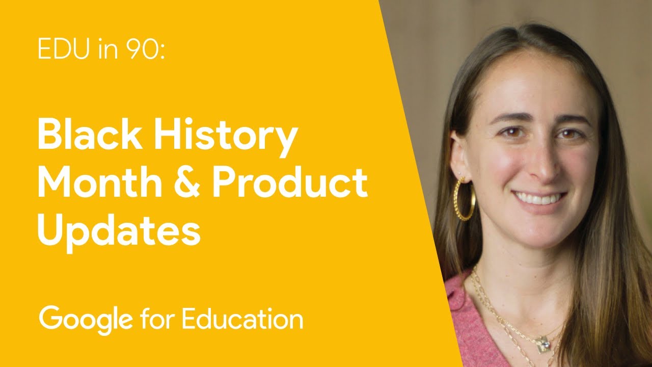 GegProgram's tweet card. EDU in 90: Black History Month & Product Updates