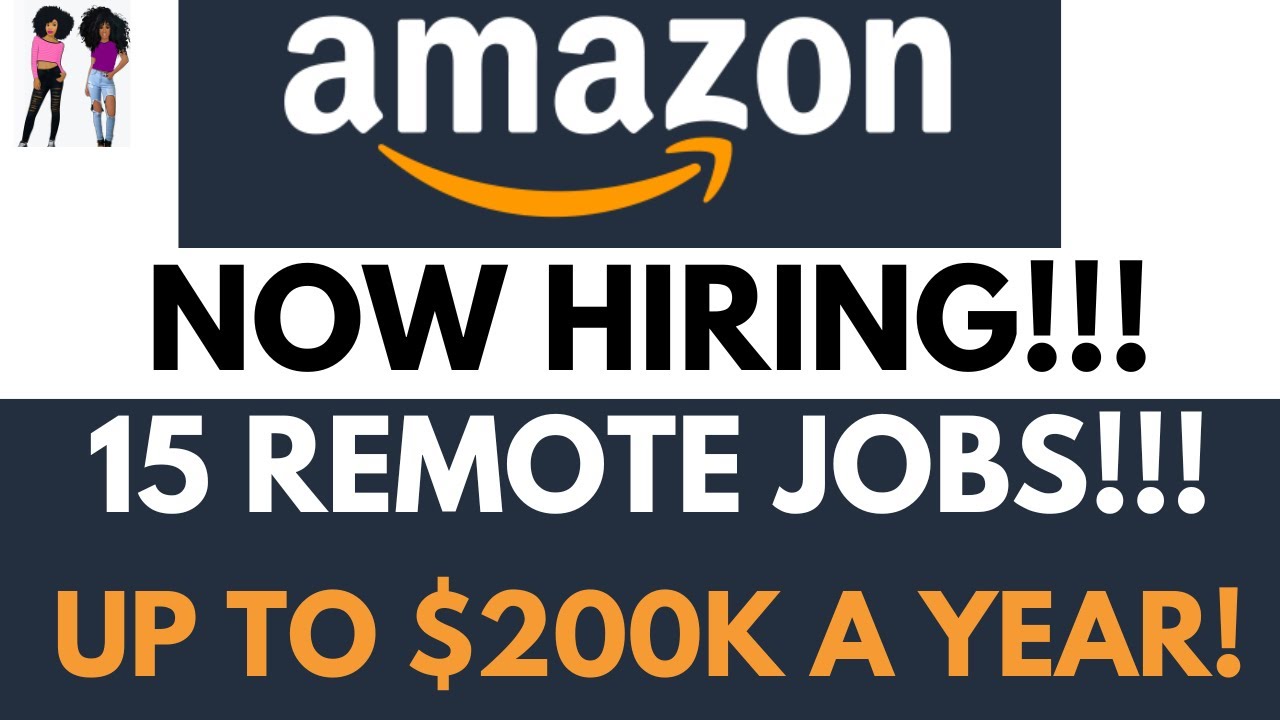 two_hustle's tweet card. Amazon Now Hiring! 15 Non Phone + Phone Remote Jobs Up To $200K A...