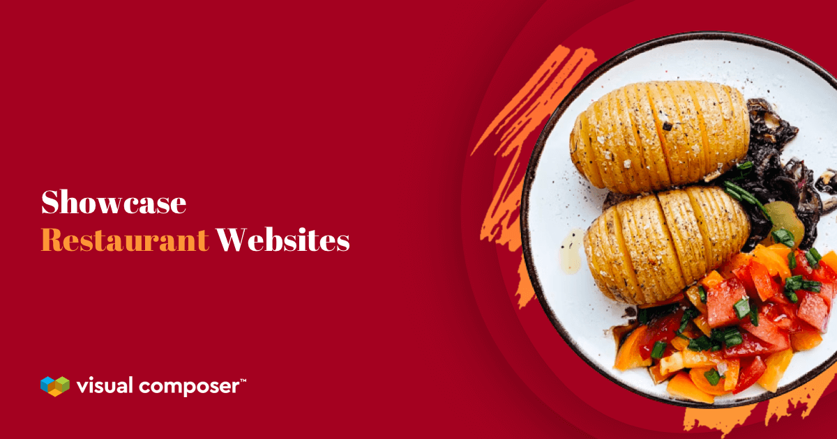 VisualComposer's tweet card. Feast your eyes on 10 stunning restaurant websites that are serving inspiration, brought to life with Visual Composer Website Builder.