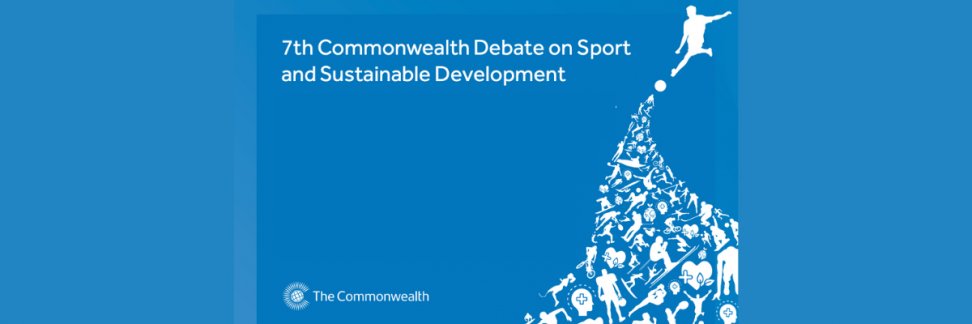 AdelphiSBYD's tweet card. Join the Commonwealth Secretariat for their 7th annual Commonwealth Debate on Sport and Sustainable Development.