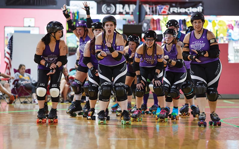 CharlotteMag's tweet card. Join Ka$h Honey, Liability, Seams Legit, and the rest of the crew as they cram and jam on their crash course