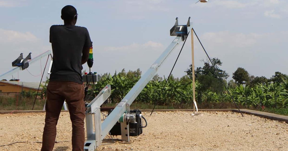 DronesForGood1's tweet card. Zipline's Keller Rinaudo offers a reminder the company's success is less about drones than using them to provide life-saving medical service.