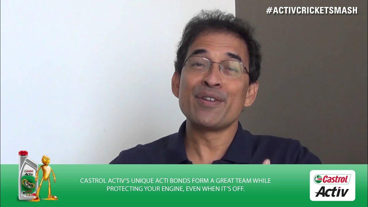 CastrolActivIN's tweet card. #ActivCricketSmash - Harsha Bhogle Part 2