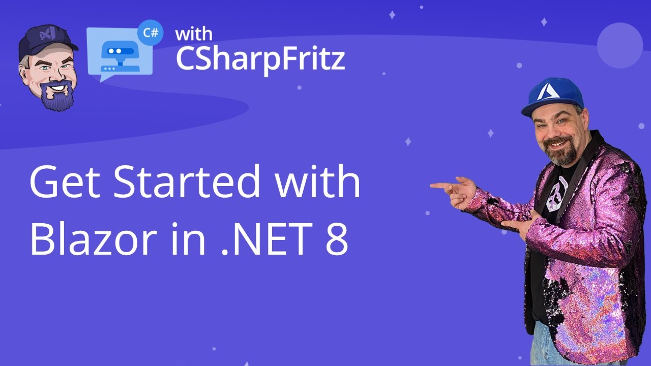 prod42net's tweet card. Learn C# with CSharpFritz - Get Started with Blazor in .NET 8
