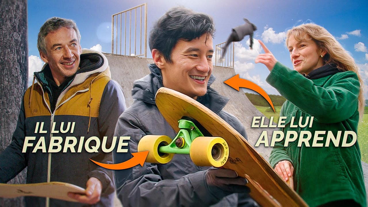 GroupeThebault's tweet card. FABRIQUER UN SKATE EN BOIS LOCAL (et apprendre à le skater...mal!)...