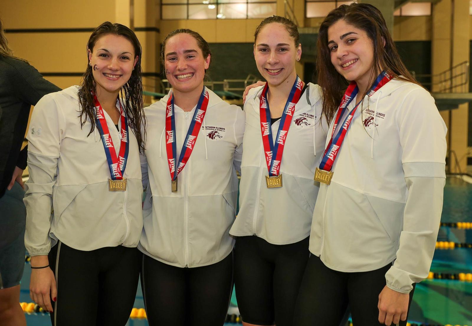SIU_SwimDive's tweet card. COLUMBIA, Mo. — The Southern Illinois women's swimming and diving team broke two school records on Day two at the Missouri Valley Conference Championships. T...
