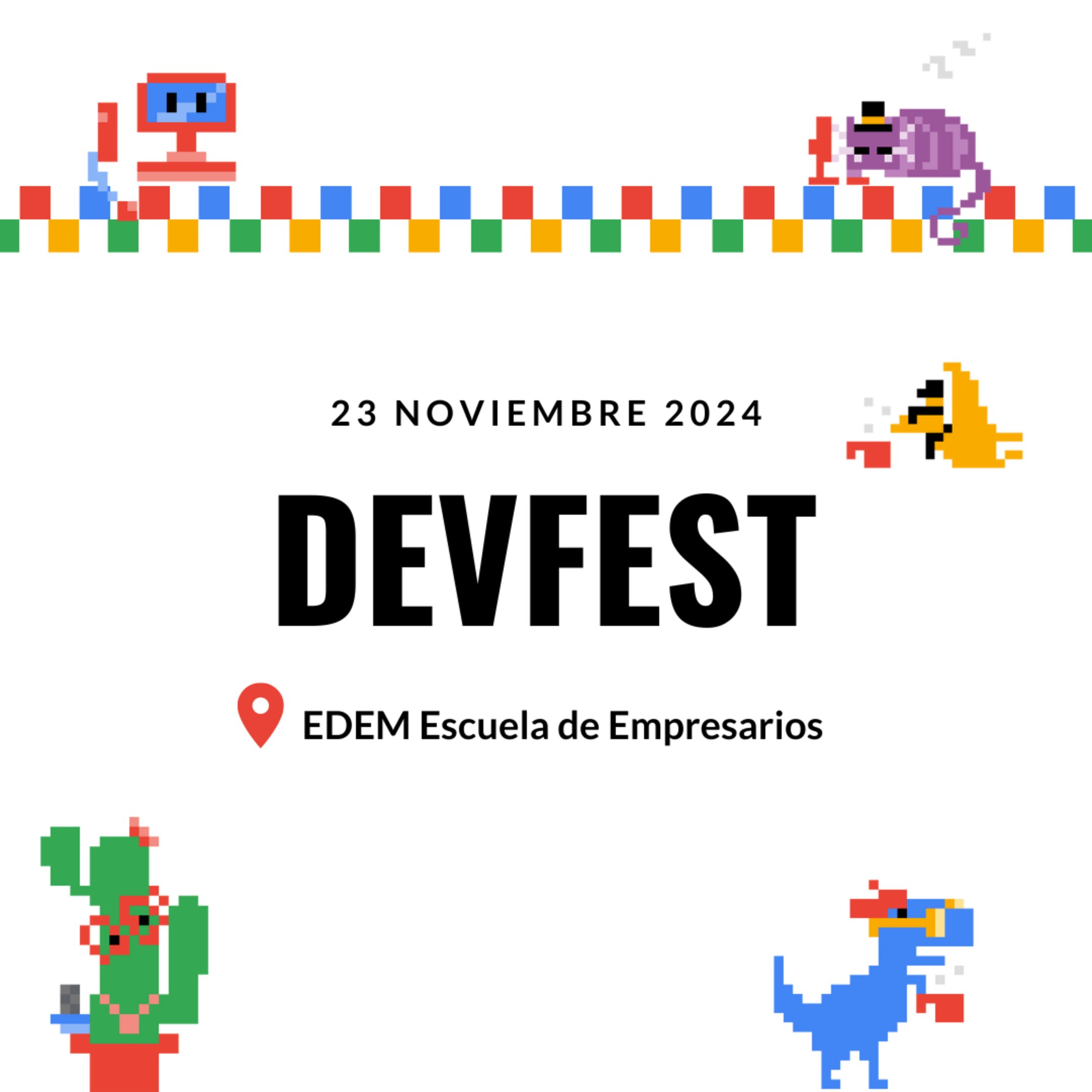 FlutterVal's tweet card. Virtual Event - ¡Llega el DevFest a Valencia! Una conferencia tecnológica de la mano de GDG Valencia que te permitirá conocer y aprender sobre diversas tecnologías.